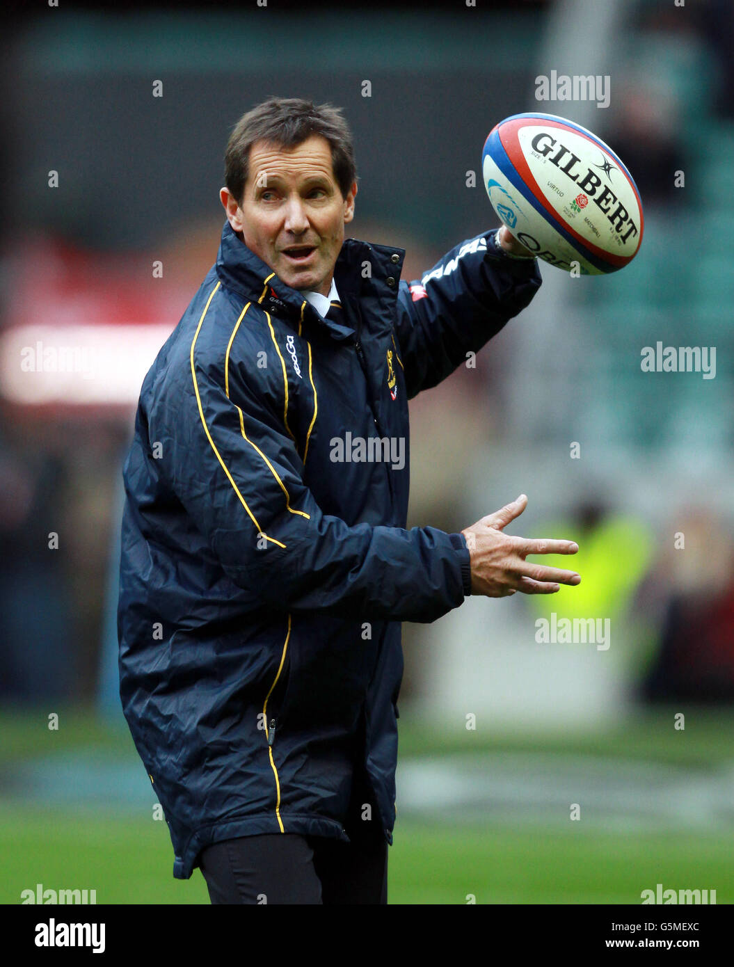 Robbie Deans, entraîneur en chef de l'Australie, lors du QBE International à Twickenham, Londres. APPUYEZ SUR ASSOCIATION photo. Date de la photo: Samedi 17 novembre 2012. Voir l'histoire de PA RUGBYU England. Le crédit photo devrait se lire comme suit : David Jones/PA Wire Banque D'Images