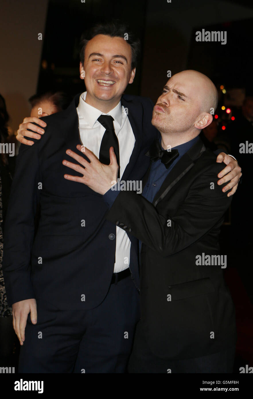 Iain Connell (à gauche) et Robert Florence arrivent aux BAFTA Scotland Awards à l'hôtel Radisson Blu de Glasgow, en Écosse. Banque D'Images