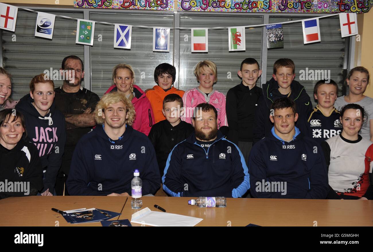 Rugby Union - SRU former avec l'Aberdeenshire Aberdeenshire - RFC Banque D'Images