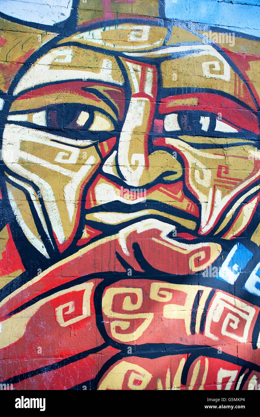 Buenos Aires, Argentine Graffiti Banque D'Images