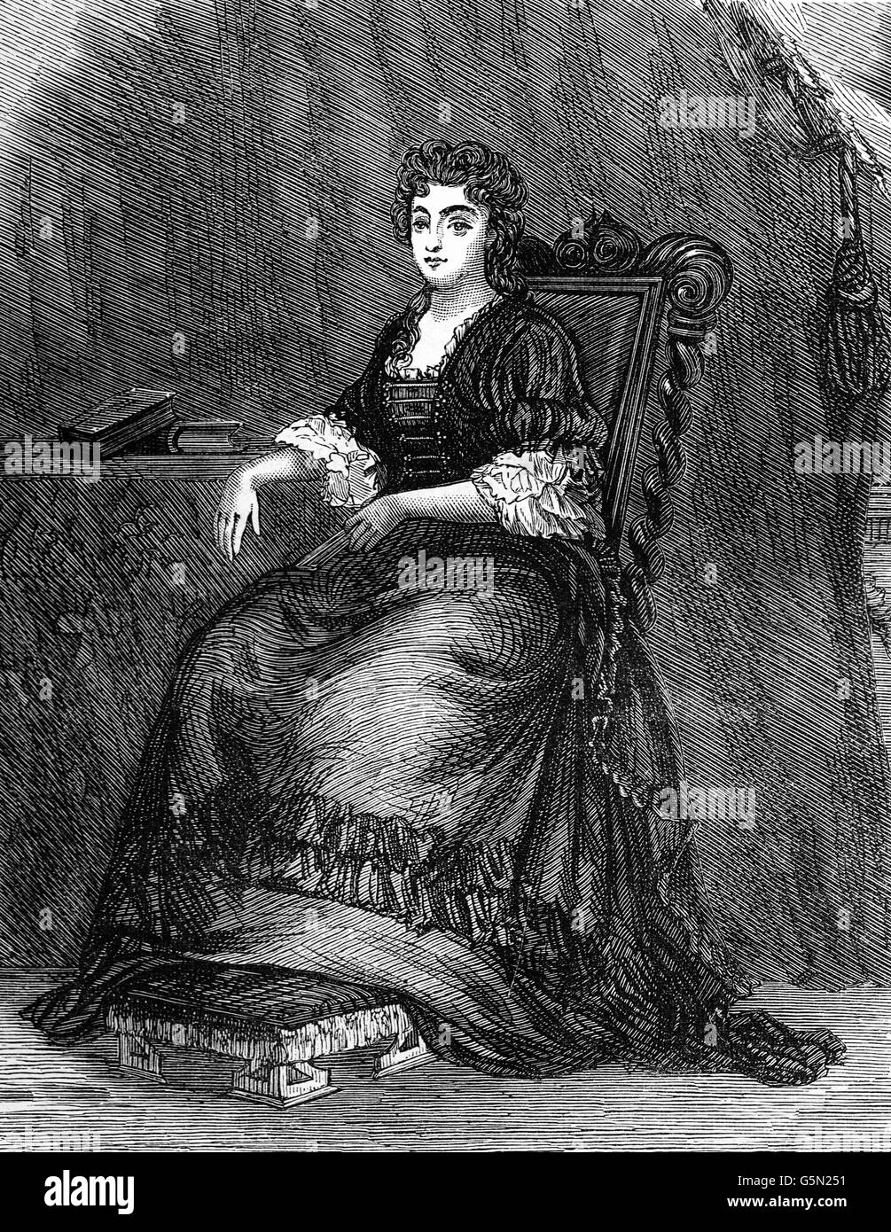 La princesse Anne - Marie Anne de Bourbon (1689 - 1720) était une princesse du sang à la cour de Versailles. Elle a été la première épouse de Louis Henri de Bourbon et en tant que telle était la Duchesse de Bourbon et de la princesse de Condé par mariage. Banque D'Images