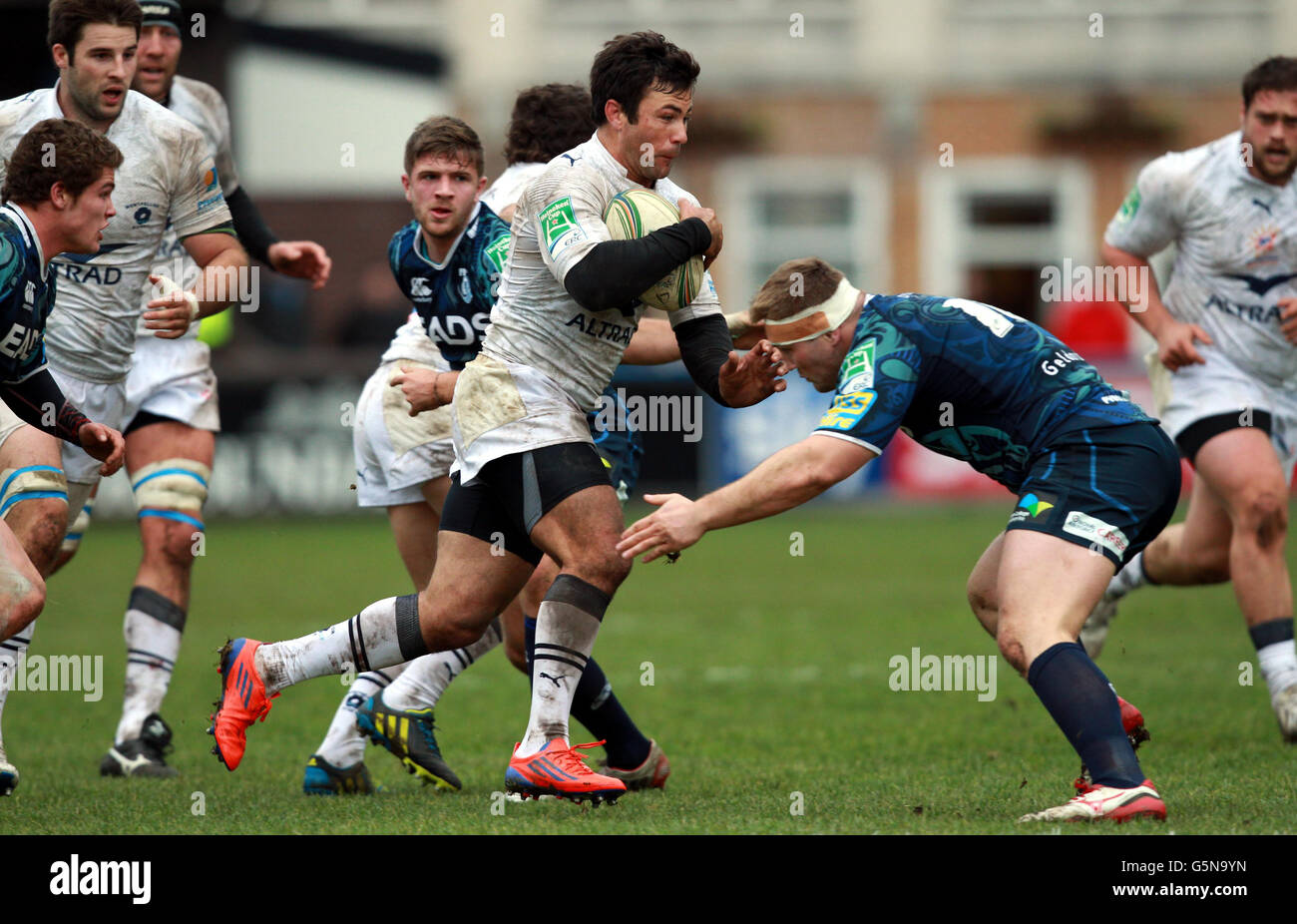 Rugby Union - Heineken Cup - Pool 6 - Cardiff Blues v Montpellier - Cardiff Arms Park Banque D'Images