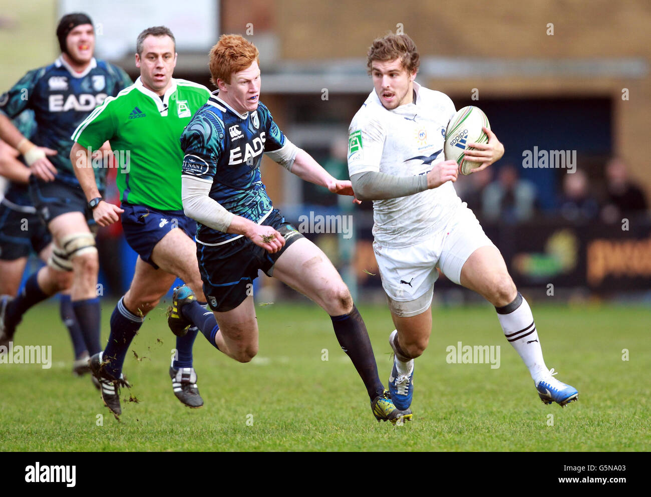 Rugby Union - Heineken Cup - Pool 6 - Cardiff Blues v Montpellier - Cardiff Arms Park Banque D'Images