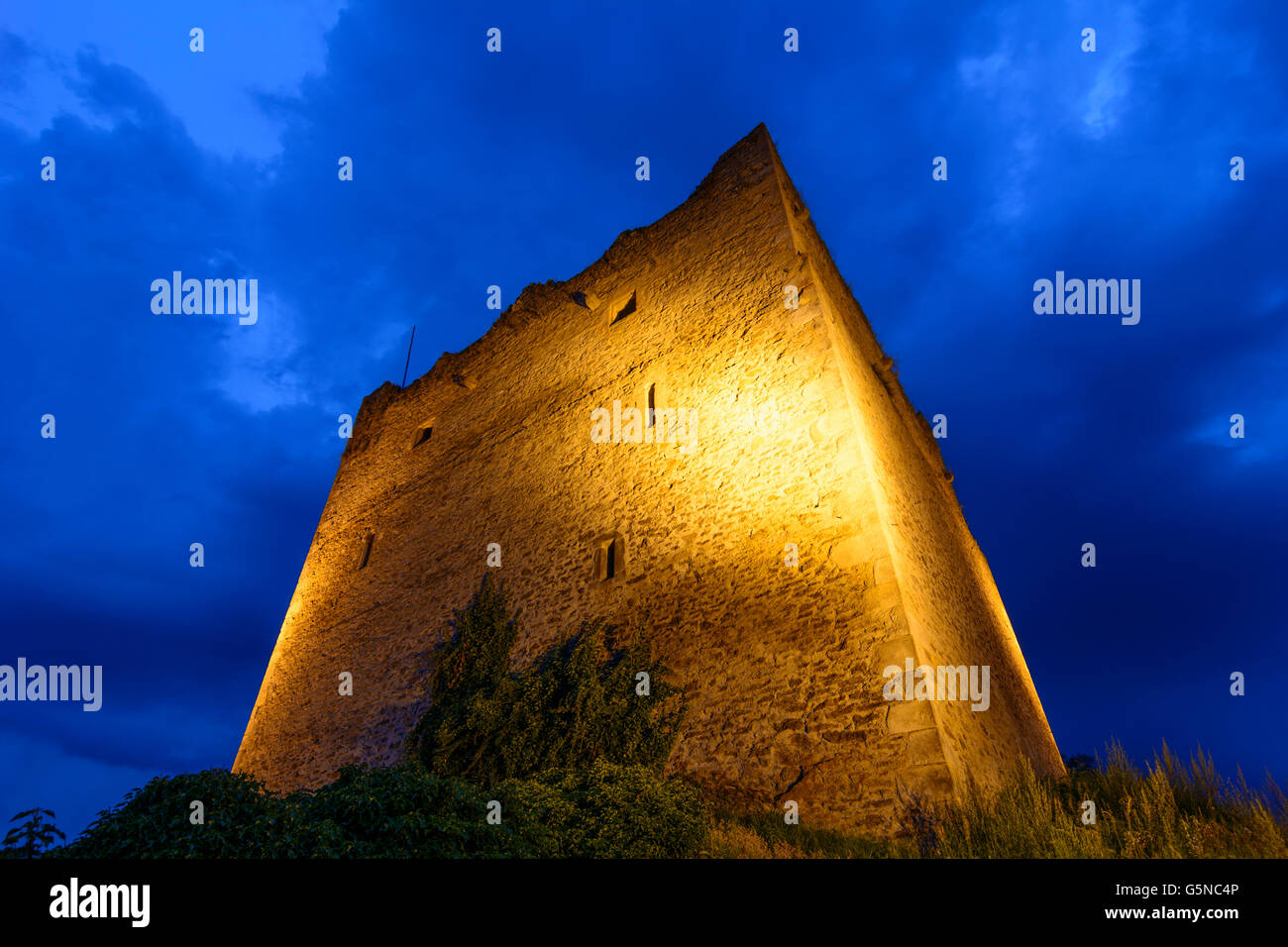 Neunußberg Château : tour d'habitation, Viechtach, Allemagne, Bavière, Bayern, Niederbayern, Basse-Bavière Banque D'Images