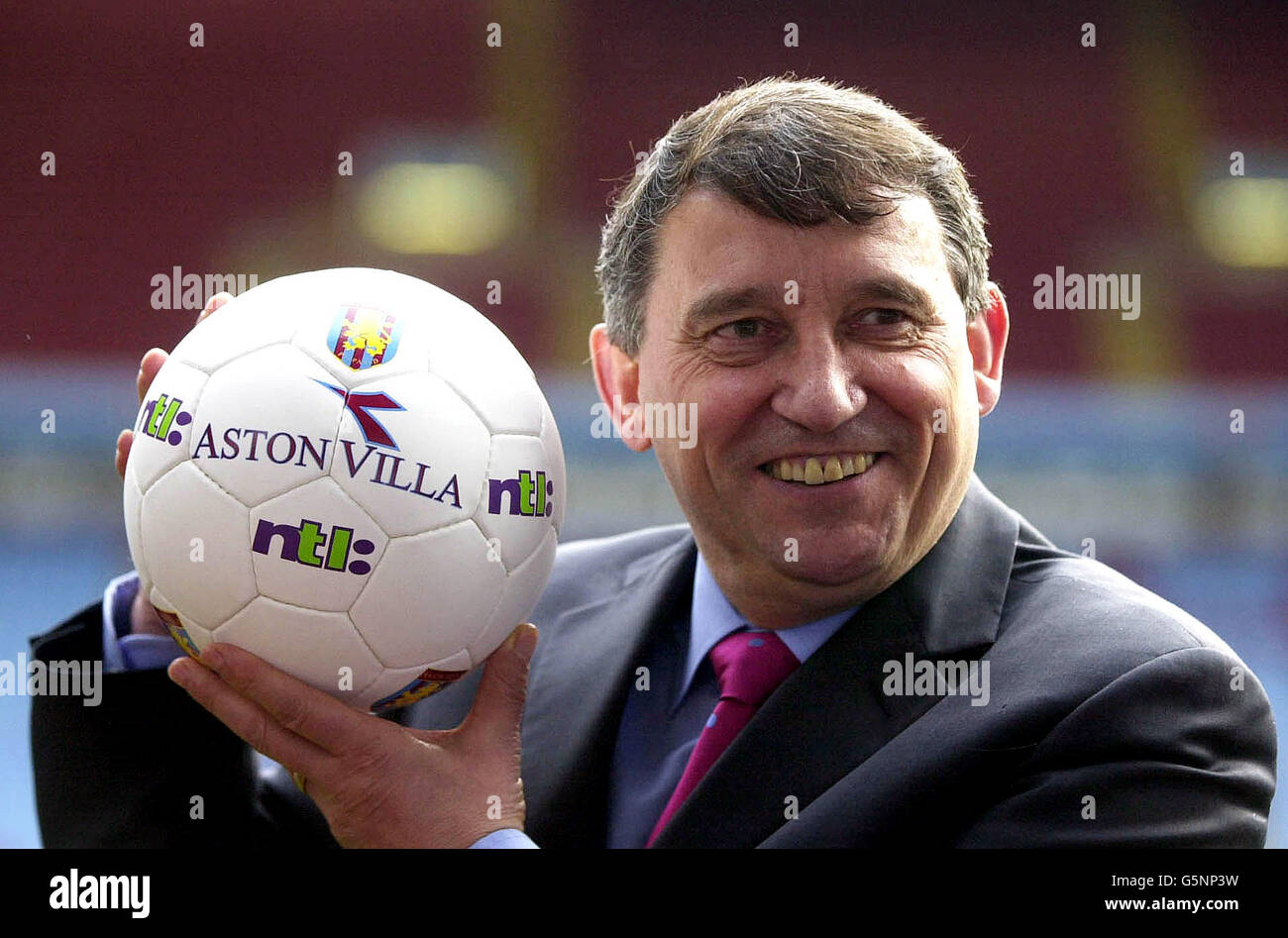 L'Aston Villa FOOTBALL MANAGER GRAHAM TAYLOR Banque D'Images