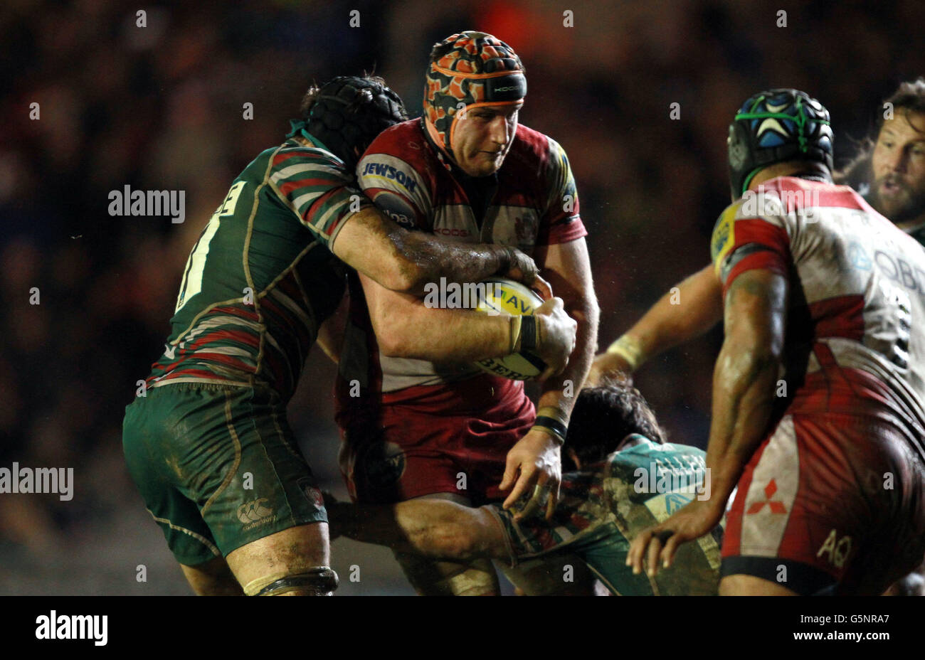 Rugby Union - Aviva Premiership - Leicester Tigers v Gloucester Rugby - Welford Road Banque D'Images