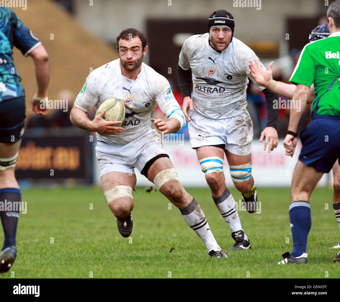 Rugby Union - Heineken Cup - Pool 6 - Cardiff Blues v Montpellier - Cardiff Arms Park Banque D'Images