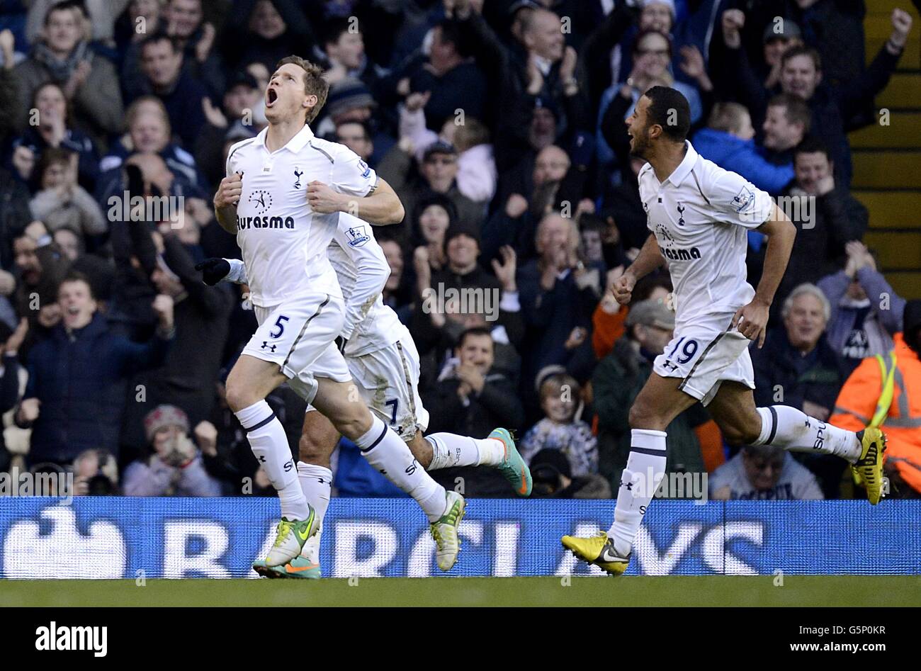 Soccer - Barclays Premier League - Tottenham Hotspur v Swansea City - White Hart Lane Banque D'Images