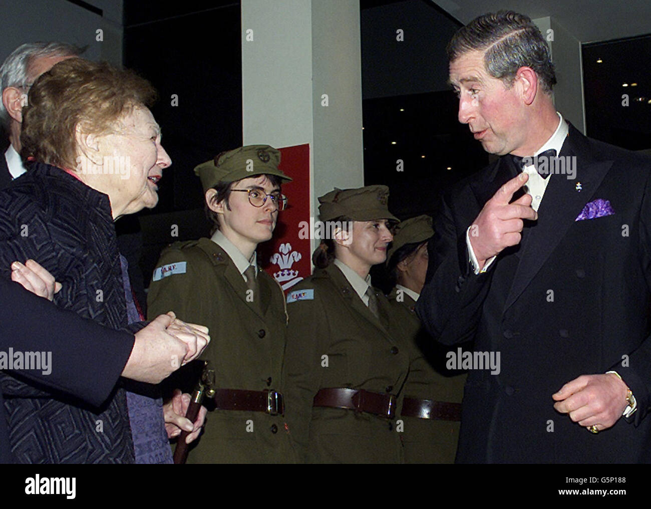 Charlotte Gray premiere le Prince Charles Banque D'Images