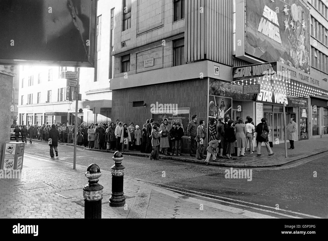Star Wars - Leicester Square Theatre - Londres - 1977 Banque D'Images