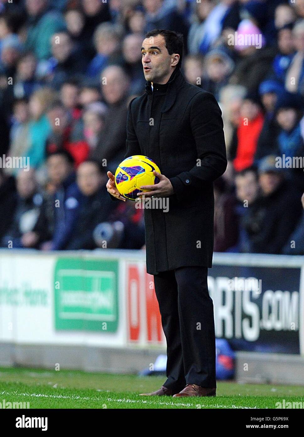 Soccer - Barclays Premier League - Wigan Athletic v Manchester United - DW Stadium Banque D'Images