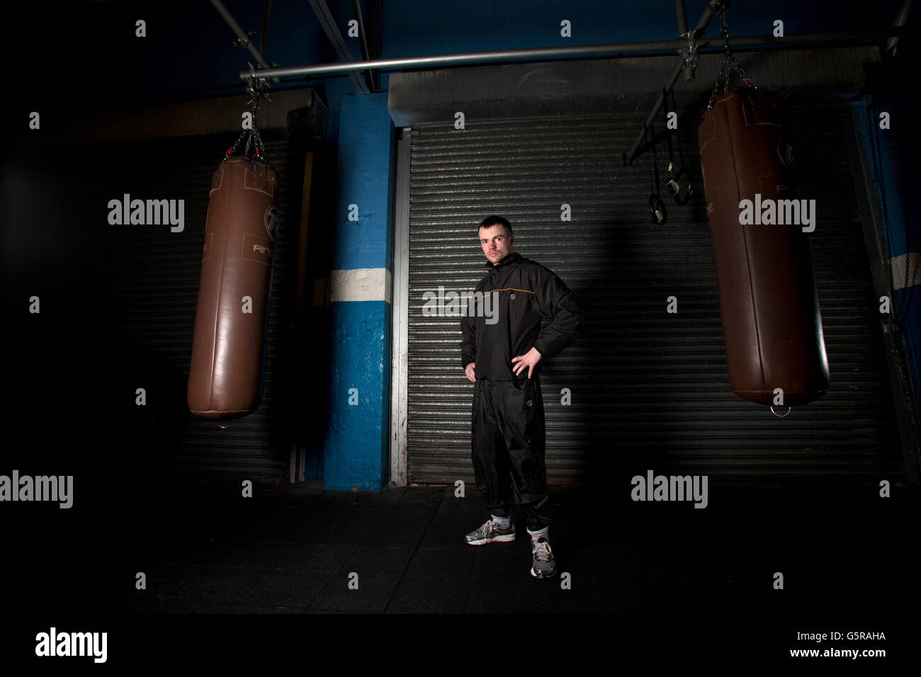 Boxe - Frankie Gavin Photocall - Hall de sport vert Banque D'Images