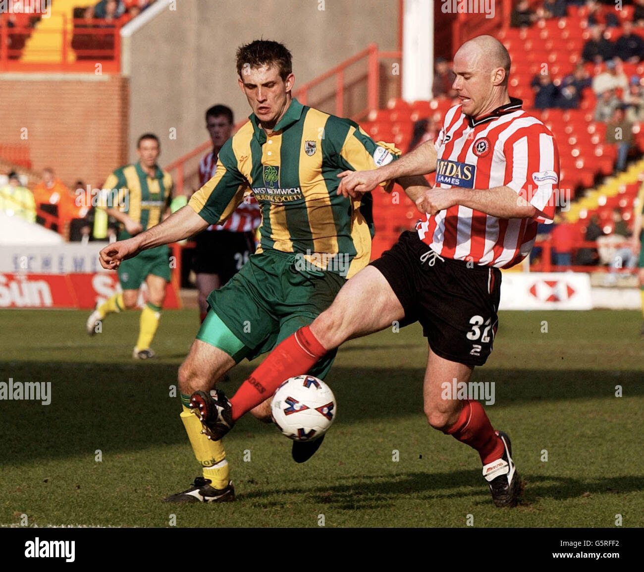 Division nationale un match sheffield uniteds bramall lane ground