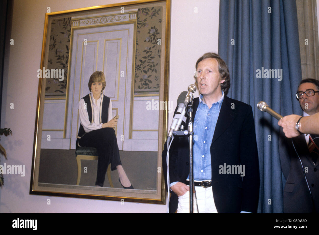 Image - Portrait de Lady Diana Spencer - National Portrait Gallery, Londres Banque D'Images