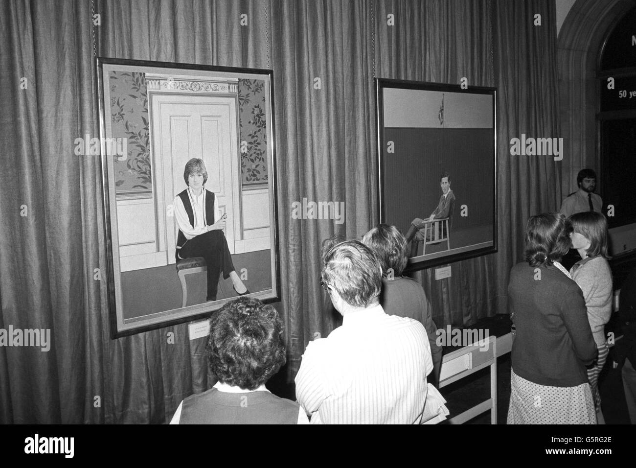 Image - Portrait de Lady Diana Spencer - National Portrait Gallery, Londres Banque D'Images