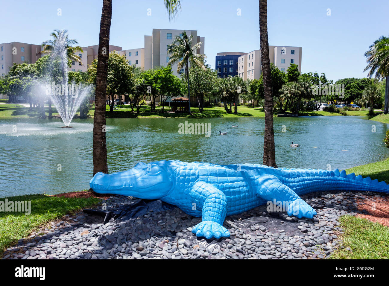 Blue alligator Banque de photographies et d'images à haute résolution -  Alamy