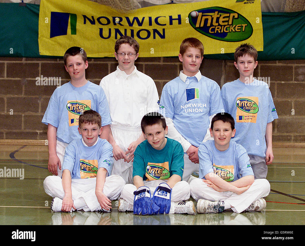 CRICKET MINI 7e King Edwards School Banque D'Images