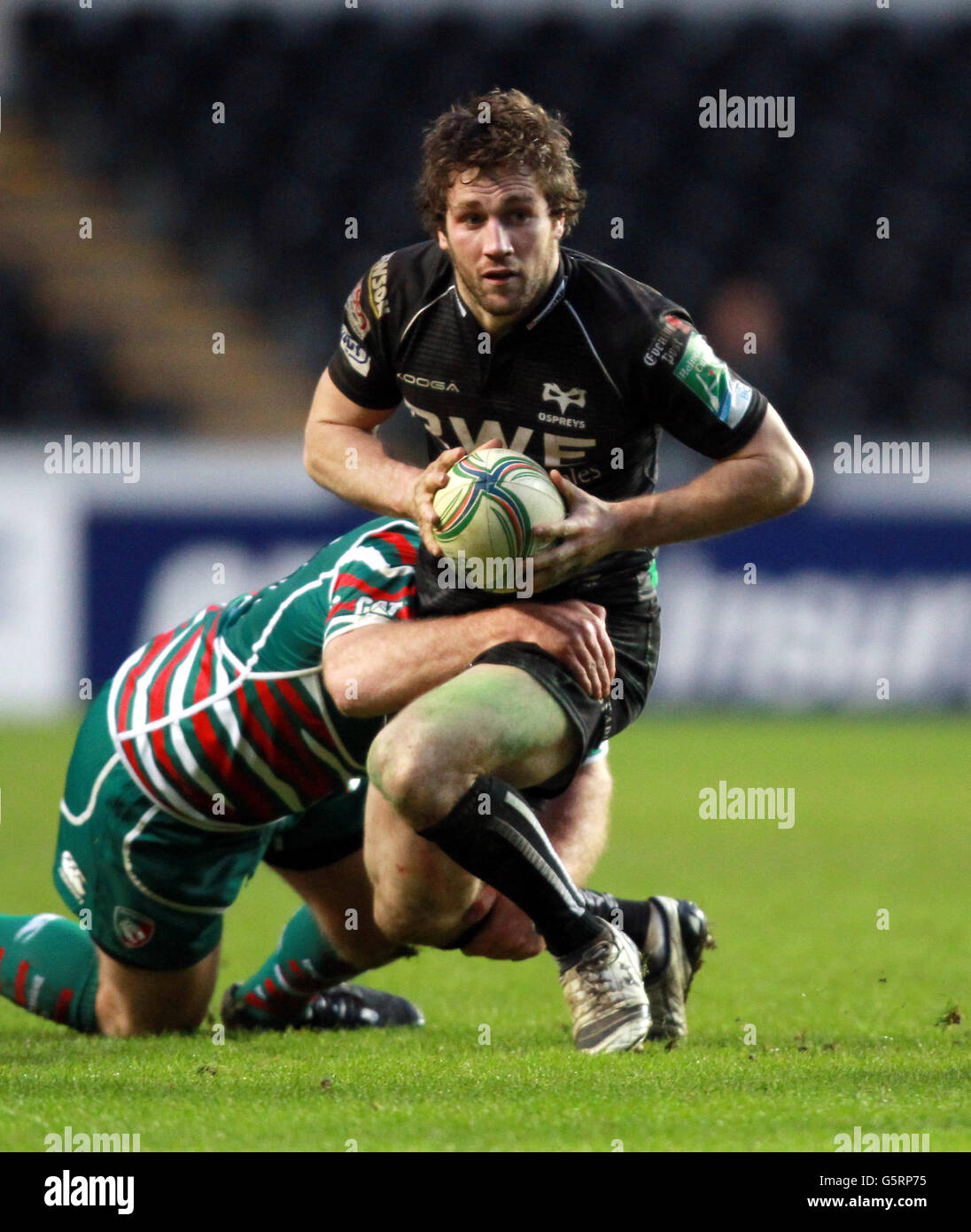 Rugby Union - Heineken Cup - Pool 2 - Ospreys v Leicester Tigers - stade Liberty Banque D'Images