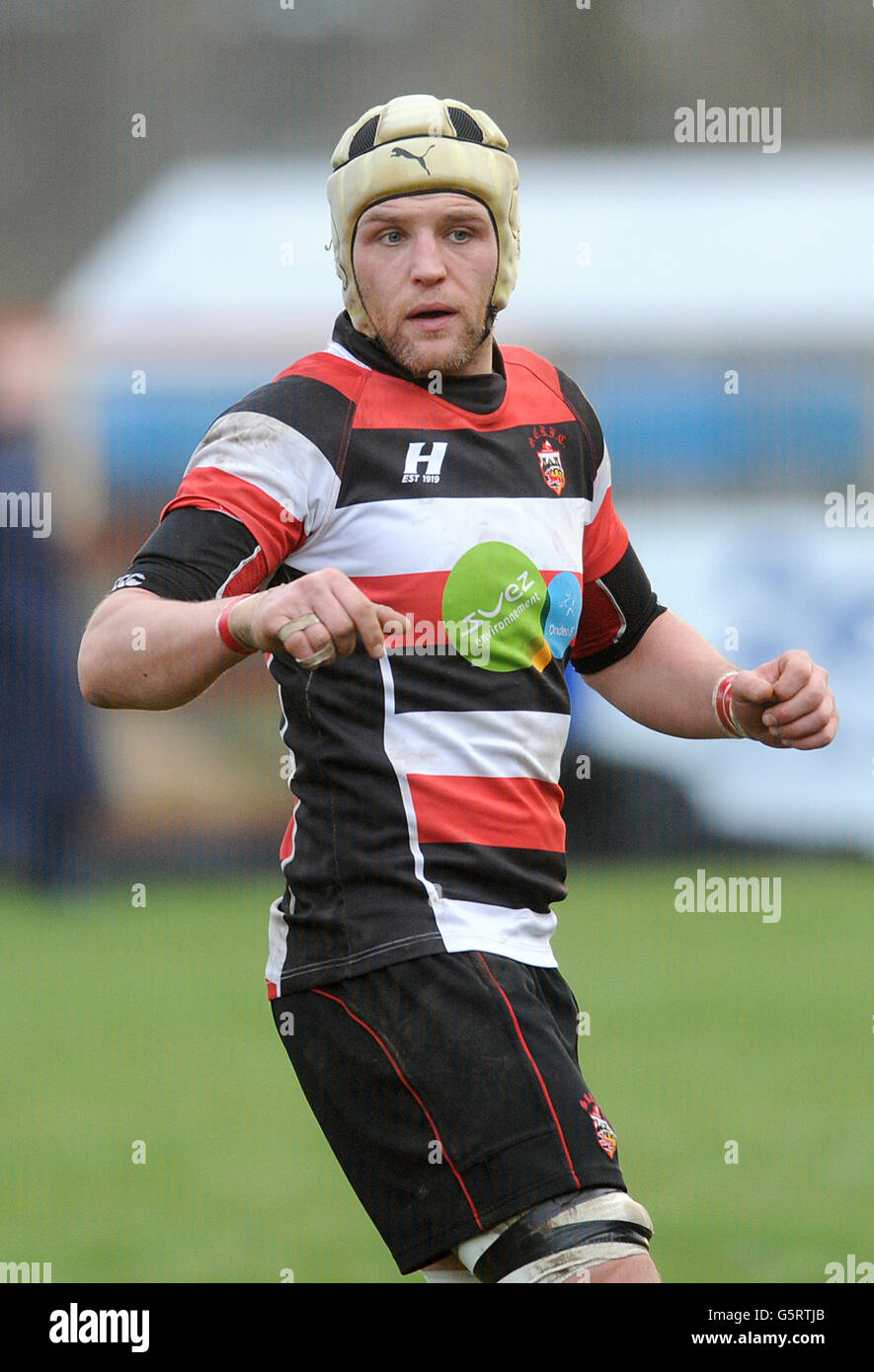 Rugby Union - British and Irish Cup - Pool 2 - comté de Stirling v Bedford Blues - Bridgehaugh Banque D'Images