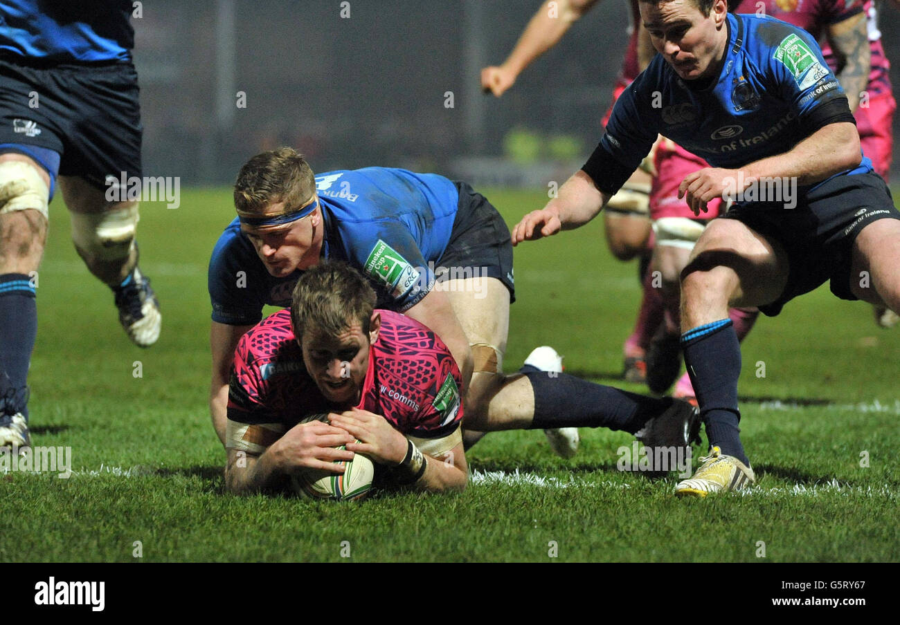 Rugby Union - Heineken Cup - Pool 5 - Exeter Chiefs v Leinster - Sandy Park Banque D'Images
