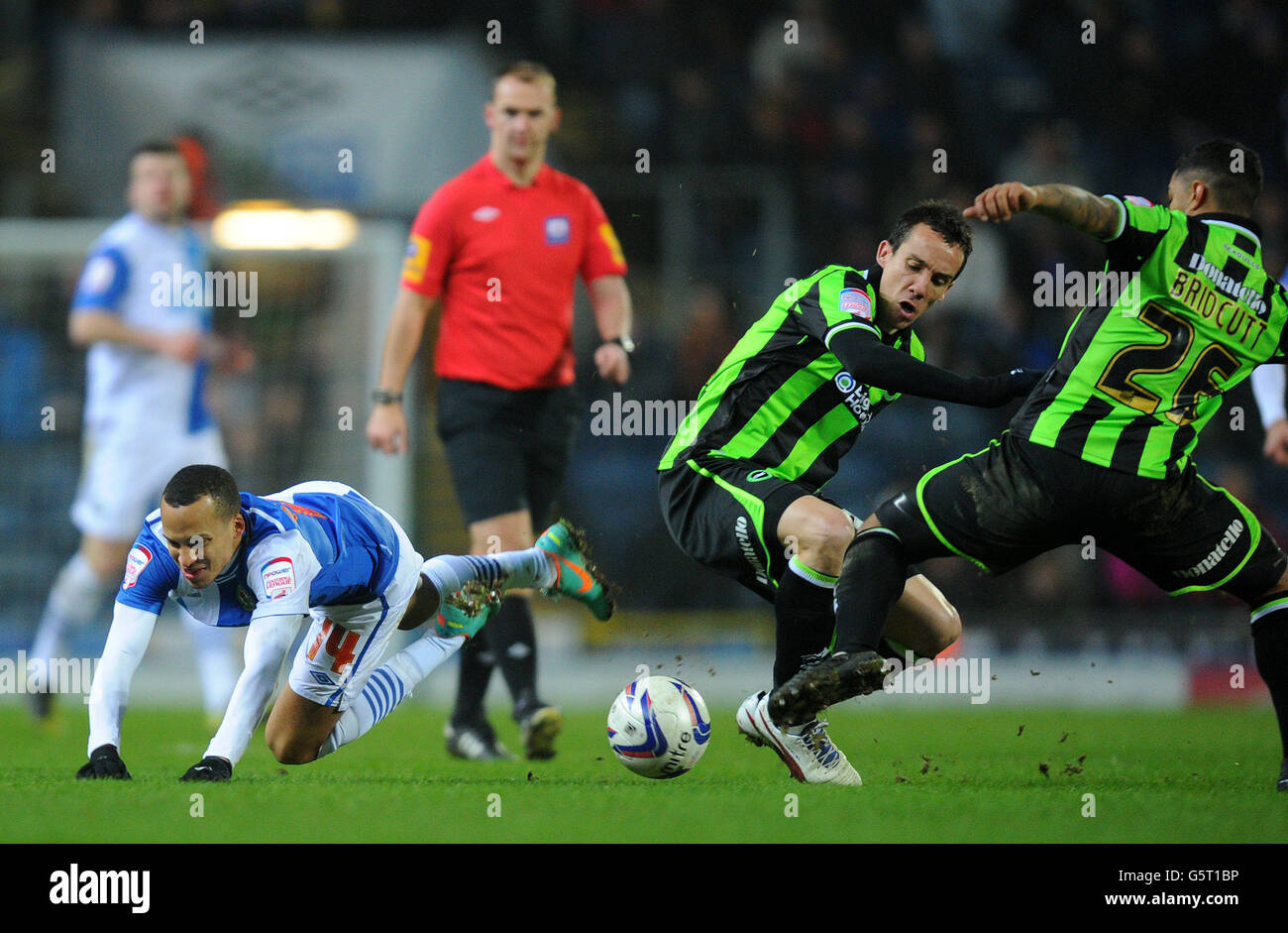 Soccer - npower Football League Championship - Blackburn Rovers v Brighton et Hove Albion - Ewood Park Banque D'Images