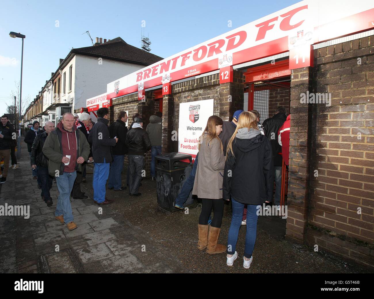 Football - FA Cup - Quatrième ronde - Chelsea v Brentford - Griffin Park Banque D'Images