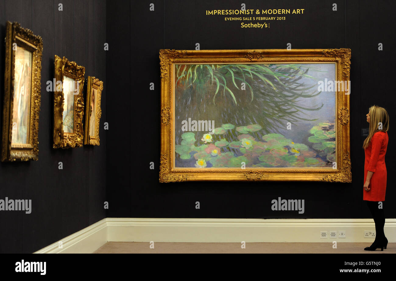 Aperçu de l'art impressionniste et moderne et d'Art Contemporain Banque D'Images