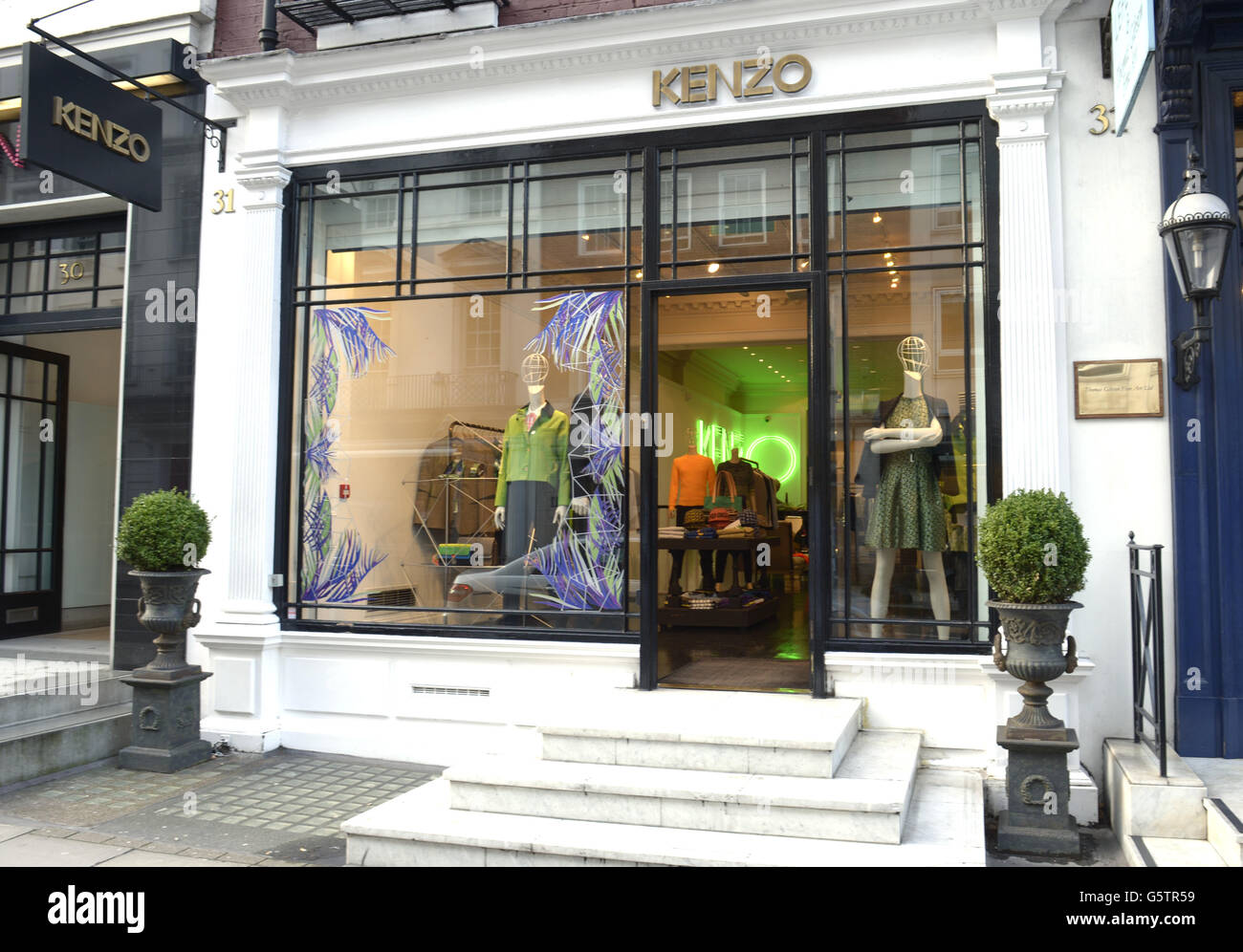 Photo de la boutique Kenzo à Bruton Street, Londres. Banque D'Images