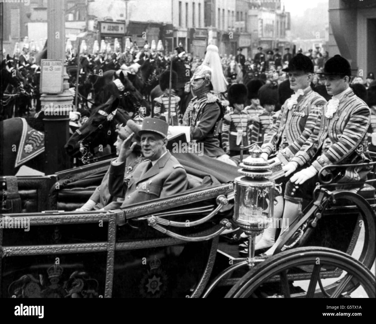 Politique - Le président Charles de Gaulle Visite d'État - Londres Banque D'Images