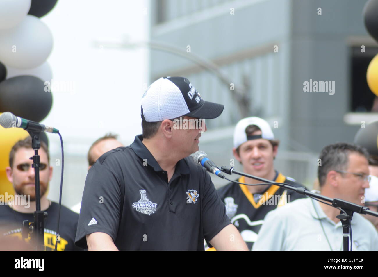 Les Penguins de Pittsburgh la parade de la victoire de la coupe Stanley, Mai 2016 Banque D'Images