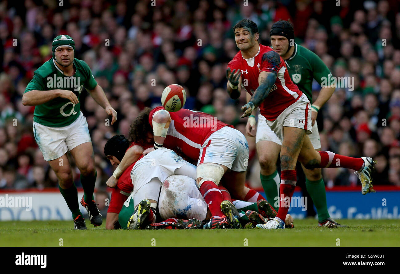 Rugby Union - RBS 6 Nations Championship 2013 - Pays de Galles v Irlande - Millennium Stadium Banque D'Images