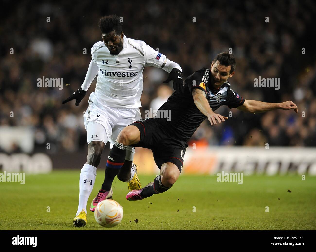 Football - UEFA Europa League - tour de 16 - Première étape - Tottenham Hotspur v Olympique Lyonnais - White Hart Lane Banque D'Images