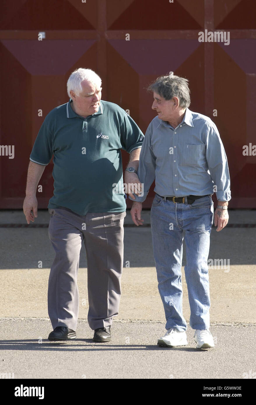 Billy Power & Frank Johnson (R) Banque D'Images Billy Power & Frank Johnson (R) Banque D'Images