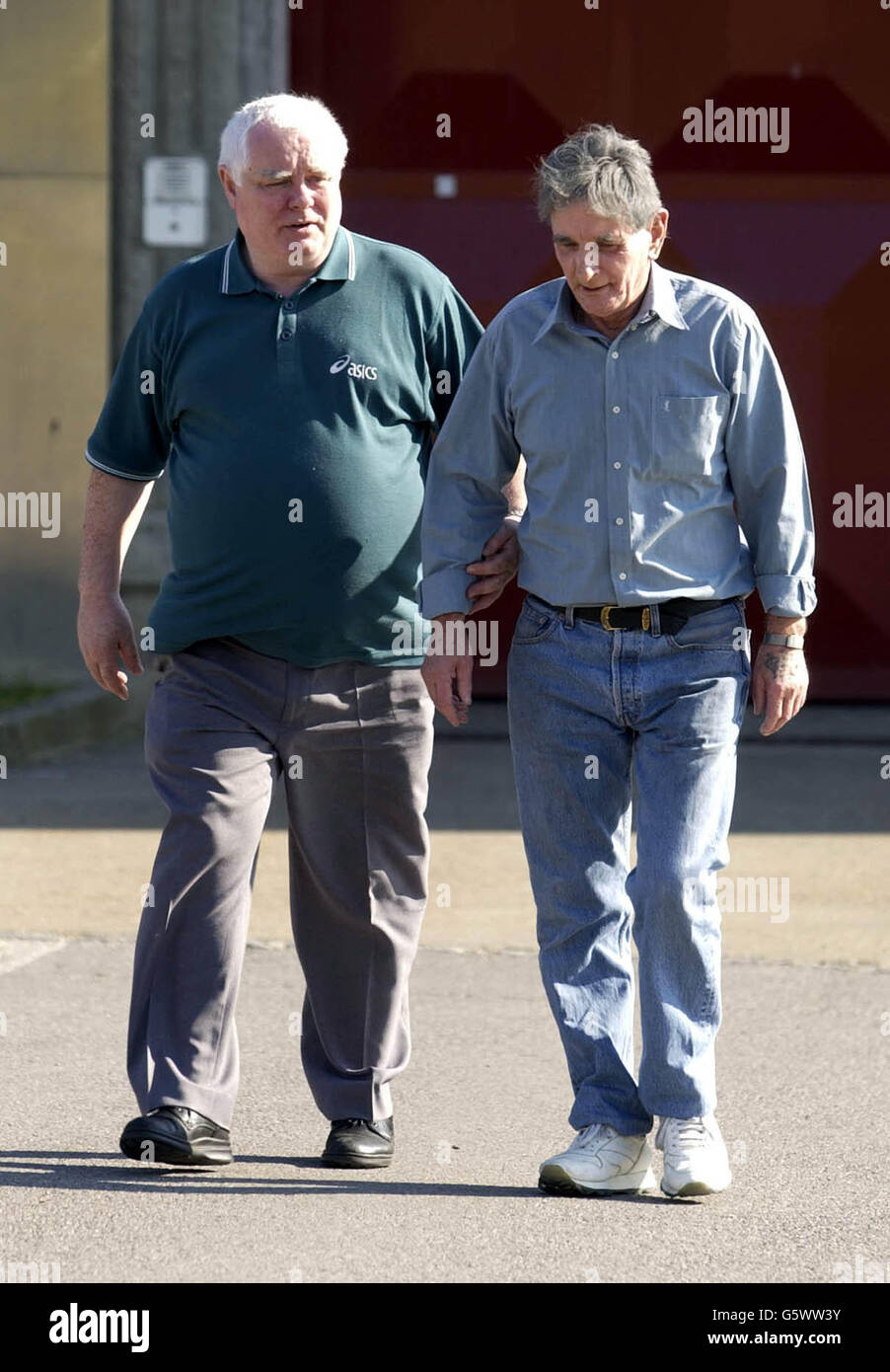 Billy Power & Frank Johnson (R) Banque D'Images Billy Power & Frank Johnson (R) Banque D'Images
