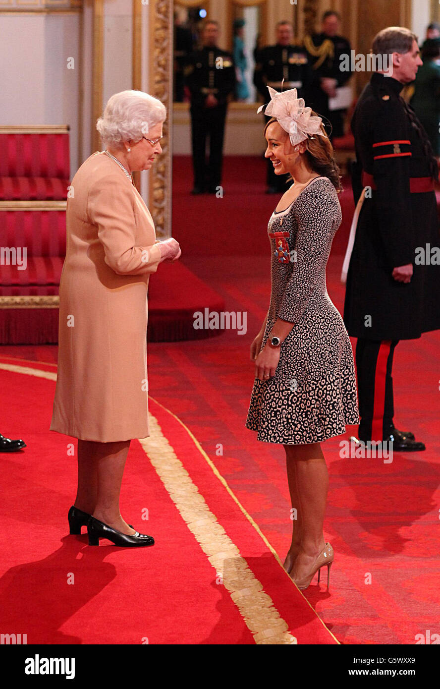 D'investiture au palais de Buckingham Banque D'Images