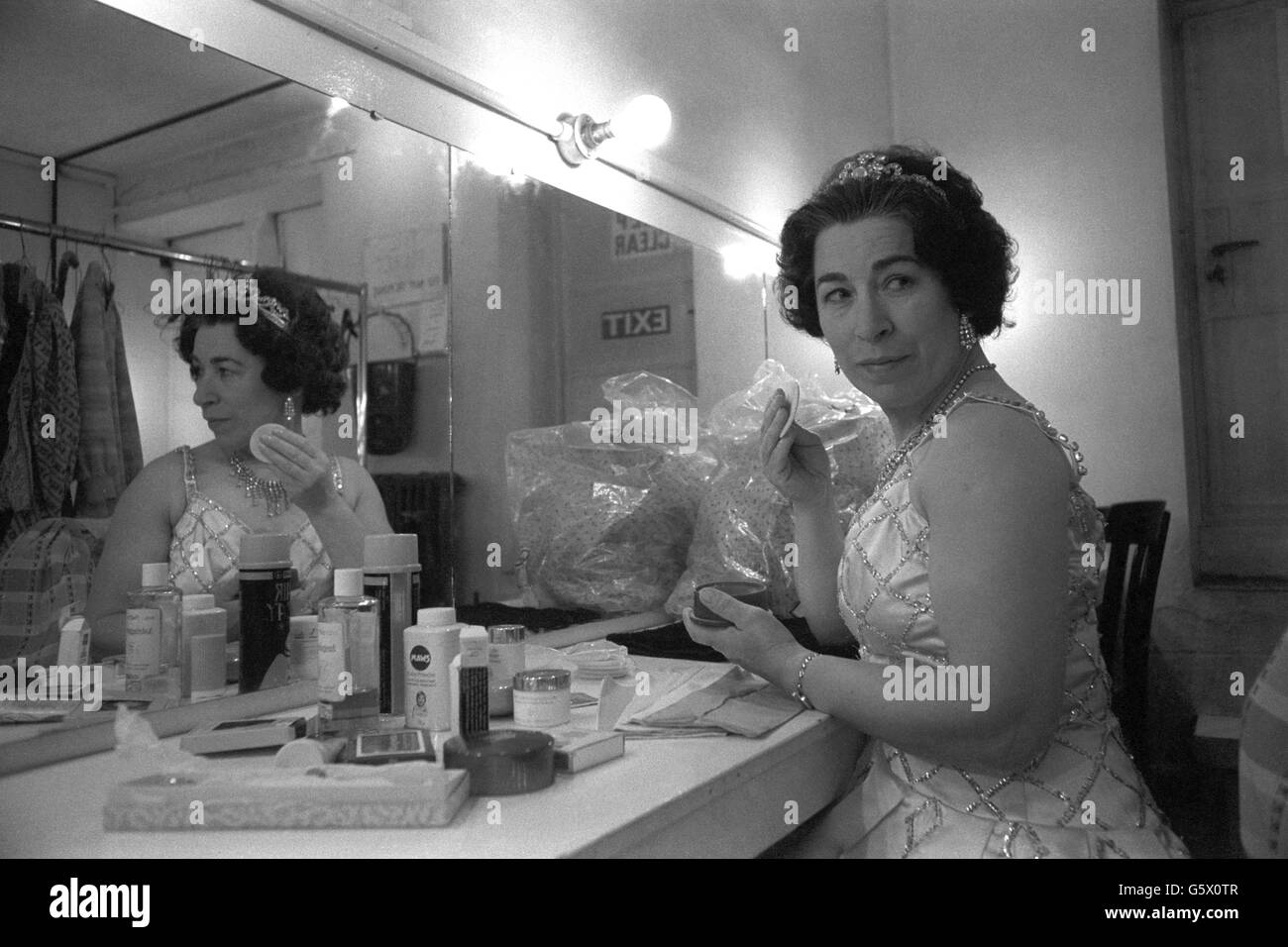 Théâtre - Jeanette Charles - Théâtre intime - Londres Banque D'Images