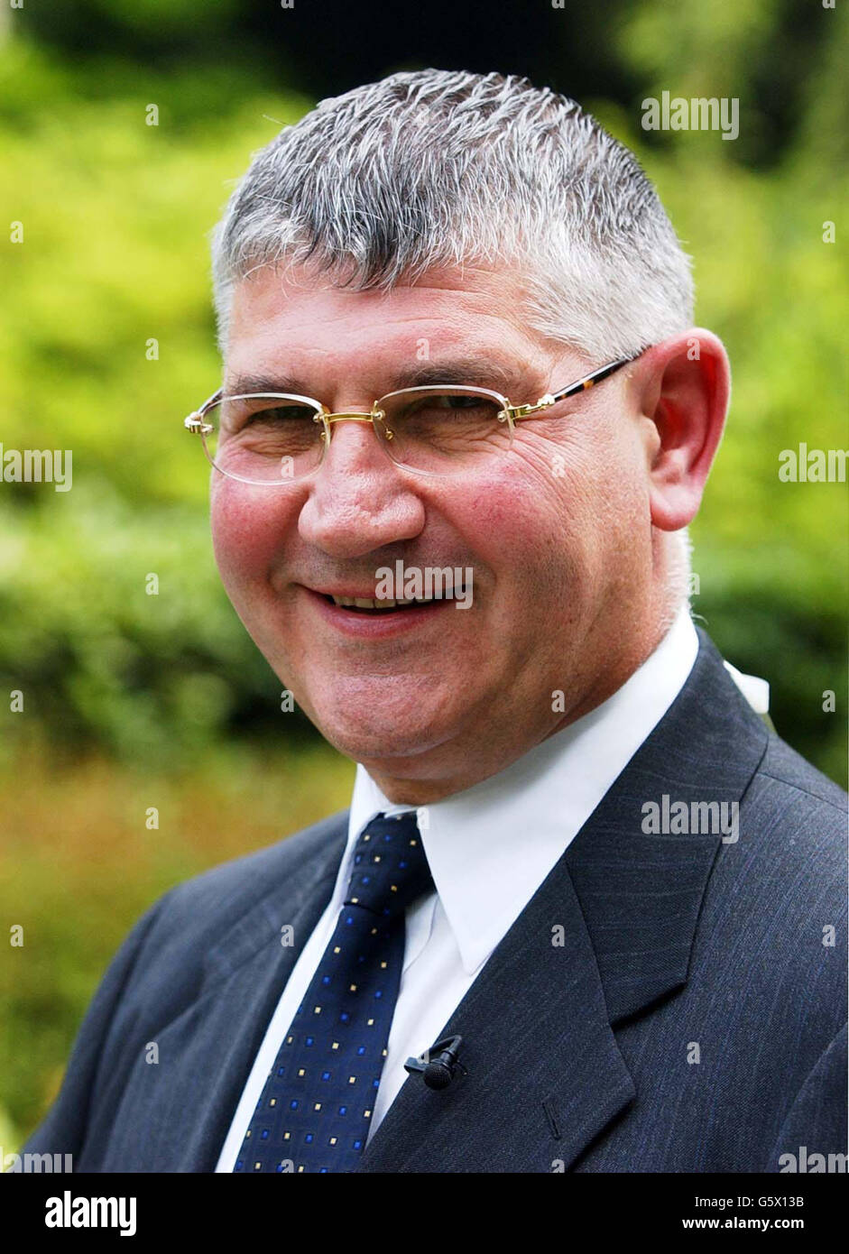 Le chef adjoint Ron Hogg de Durham Constabulary, le chef de la police britannique assistant les Japonais à la coupe du monde, photographié à Tokyo. * les autorités ont dit à une conférence de presse qu'ils ont tourné dix fans d'Angleterre loin de la coupe du monde, et les cas de 12 autres sont examinés. Le Service national de renseignement criminel a fourni des détails aux autorités japonaises de 324 autres personnes qui devraient se voir refuser l'entrée. Banque D'Images