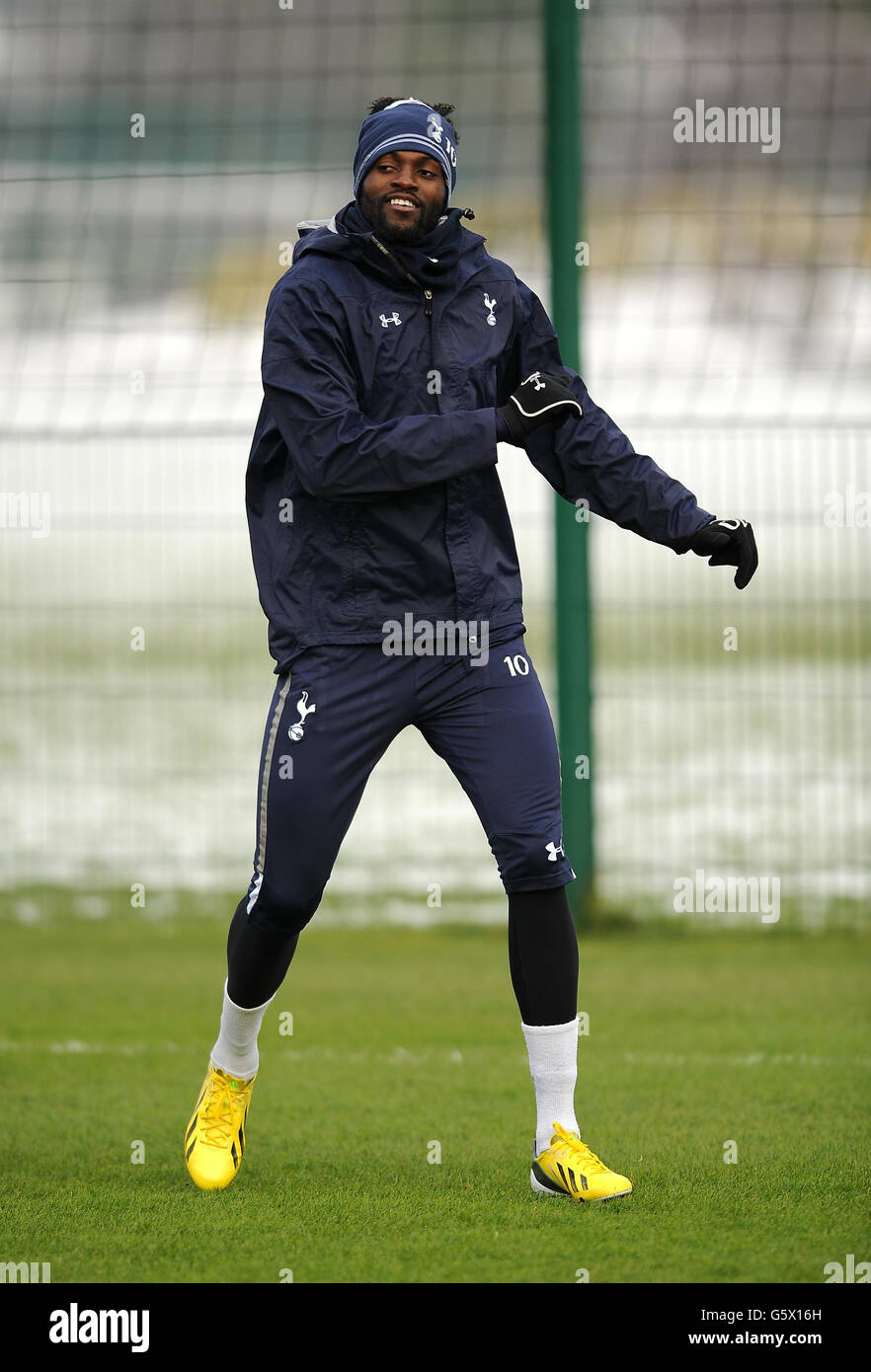 Football - UEFA Europa League - tour de 16 - Tottenham Hotspur v Olympique Lyonnais - Tottenham Hotspur Session de formation ... Banque D'Images