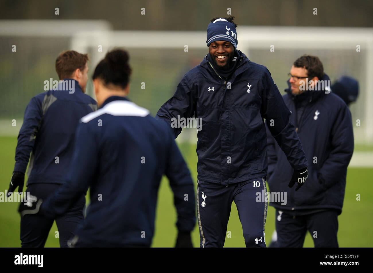 Football - UEFA Europa League - tour de 16 - Tottenham Hotspur v Olympique Lyonnais - Tottenham Hotspur Session de formation ... Banque D'Images