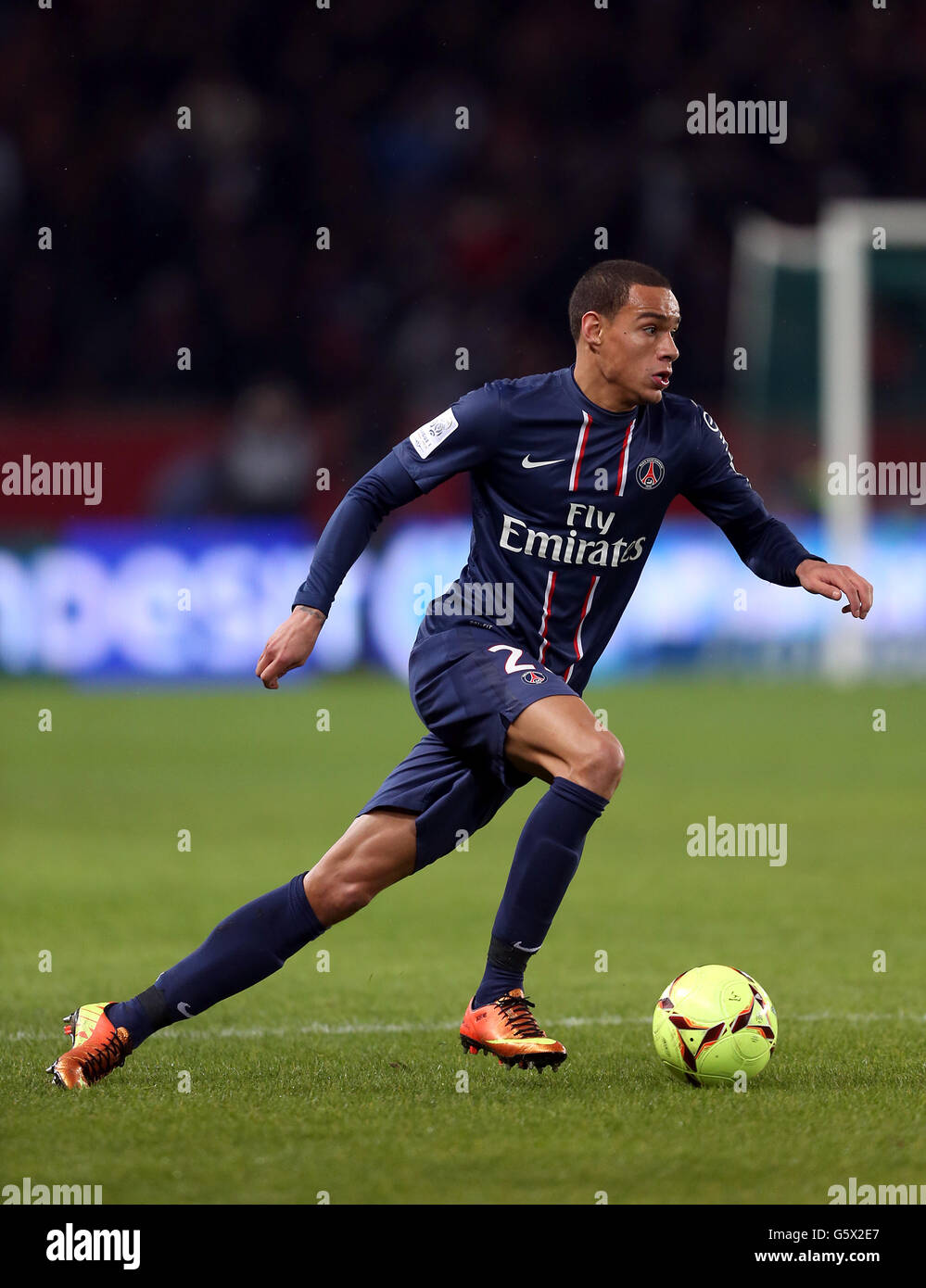 Gregory van der Wiel the Ligue 1 2012 - 2013,FC Lorient - Paris Saint  Germain on May 26 2013 in ,Lorient - Photo Laurent Lairys / DPPI Stock  Photo - Alamy