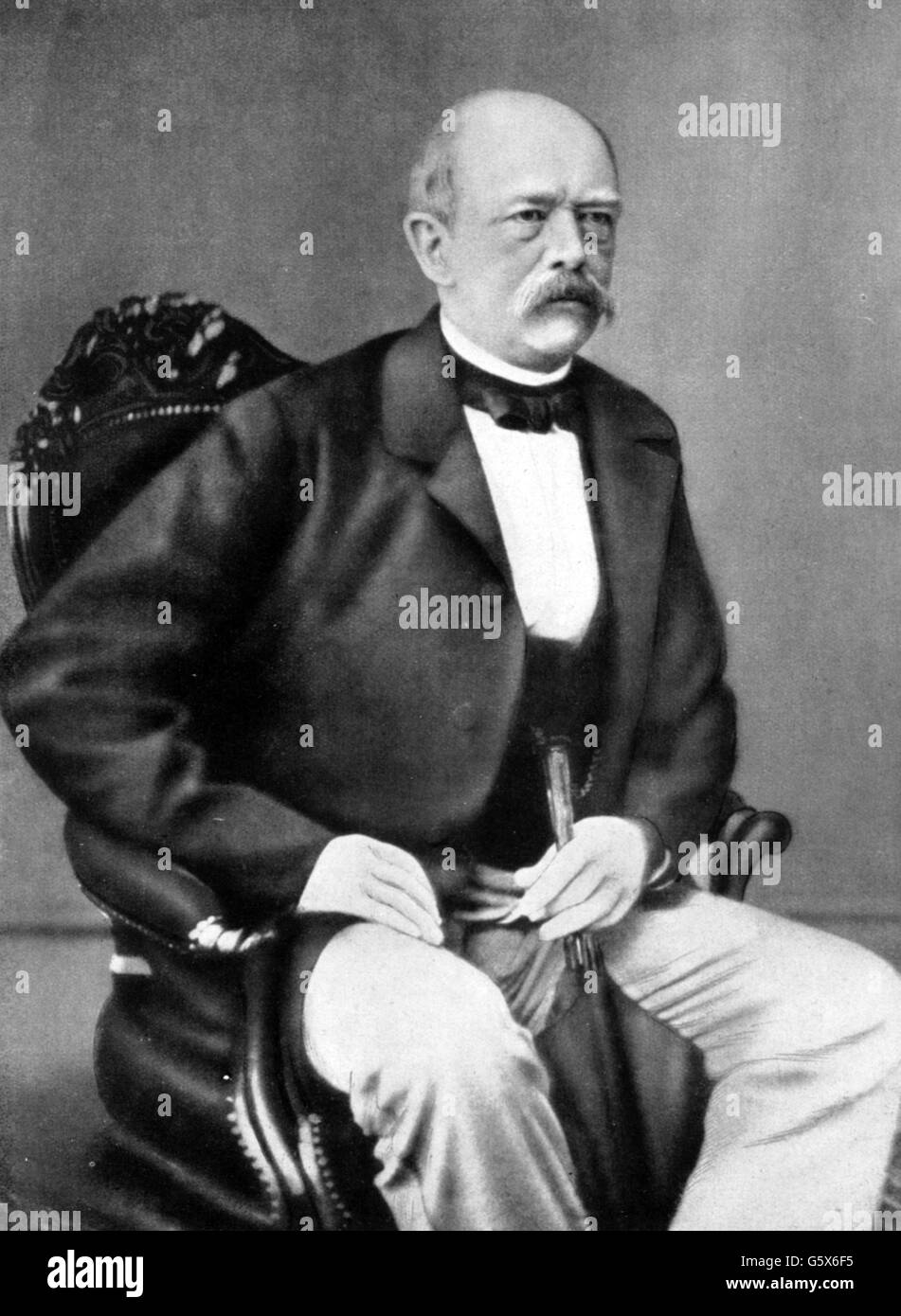 Bismarck, Otto von, 1.4.1815 - 30.7.1898, politicien allemand, Premier ministre prussien 1862 - 1890, demi-longueur, 1870, Banque D'Images