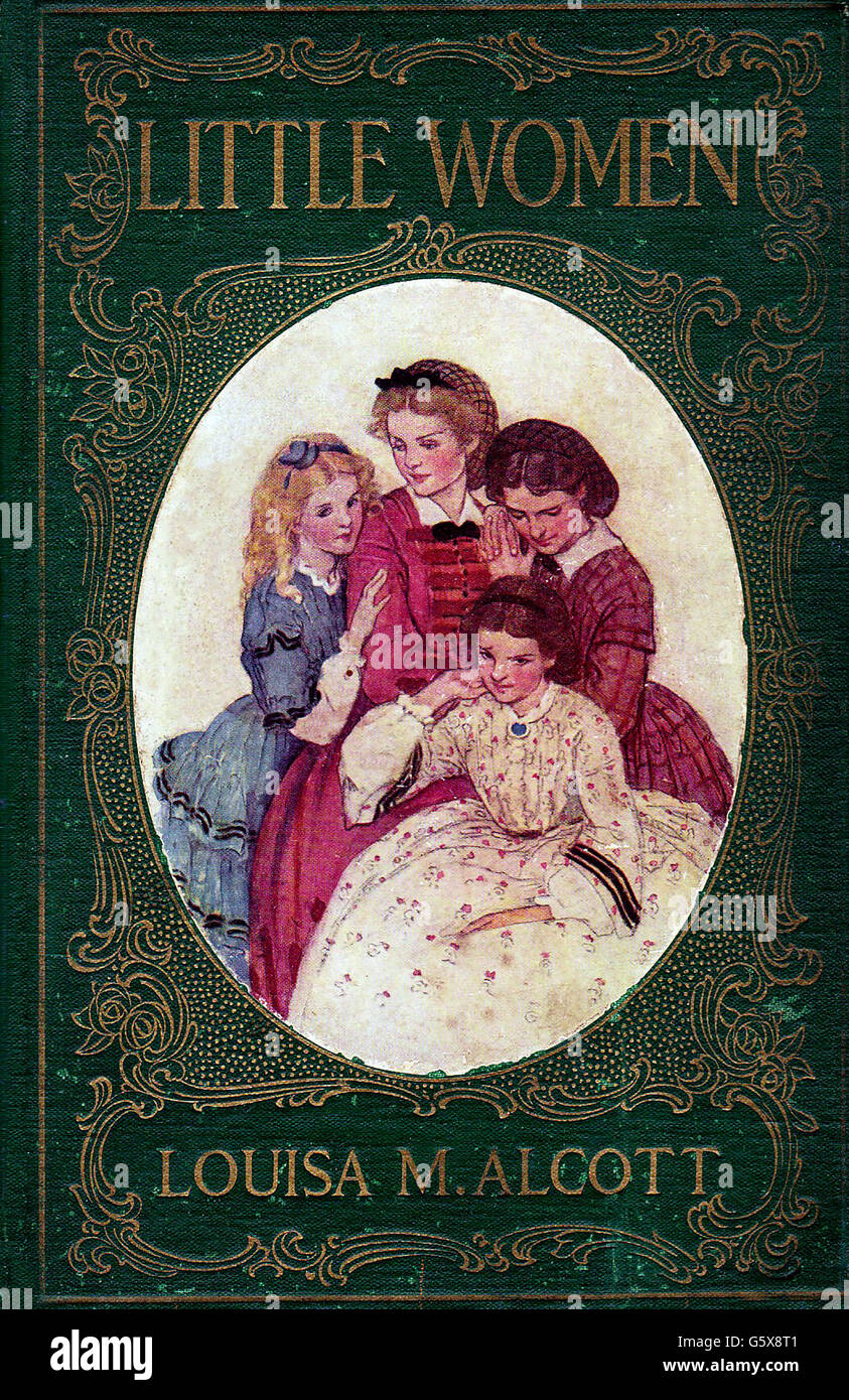 Littérature, titre et page de titre, 'Little Women', par Louisa May Alcott (1832 - 1888), wrapper, Roberts Brothers, Boston, 1869, Additional-Rights-Clearences-Not available Banque D'Images