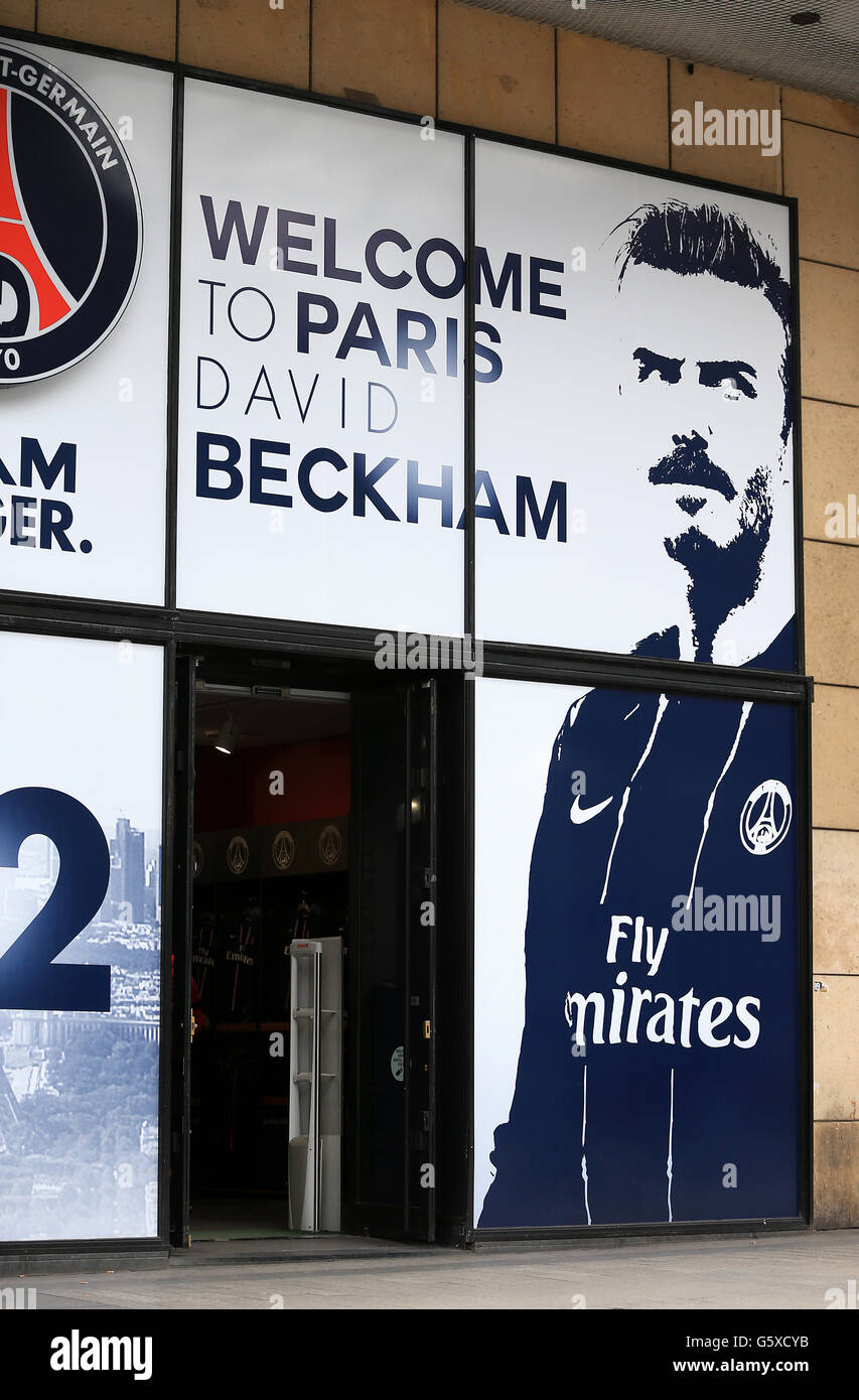 David Beckham Psg Banque D Image Et Photos Alamy