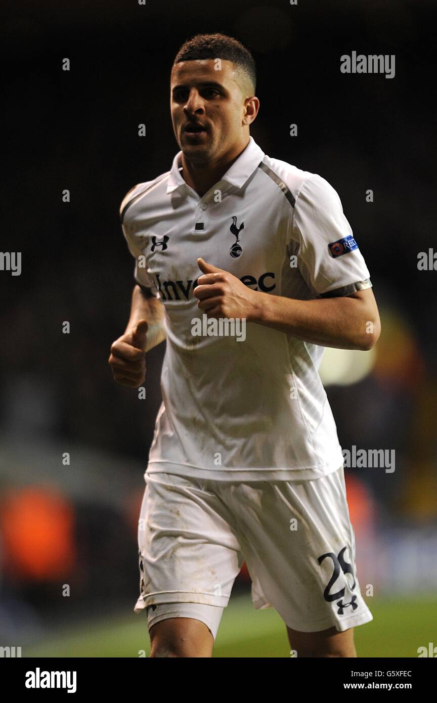 Football - UEFA Europa League - Round of 16 - First Leg - Tottenham Hotspur v Olympique Lyonnais - White Hart Lane. Kyle Walker, Tottenham Hotspur Banque D'Images