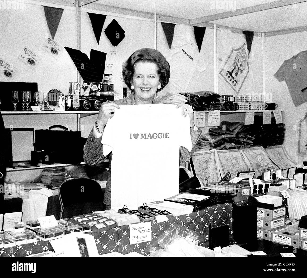 J'aime Maggie T shirt Banque D'Images