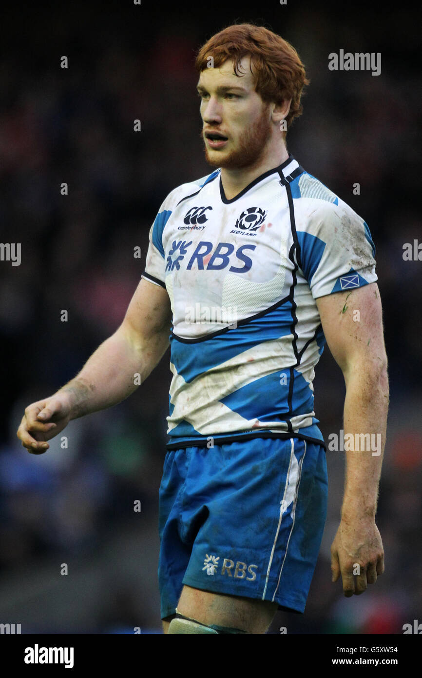 Rugby Union - le Championnat des six Nations - Ecosse / Italie - Murrayfield. Robert Harley, Écosse Banque D'Images