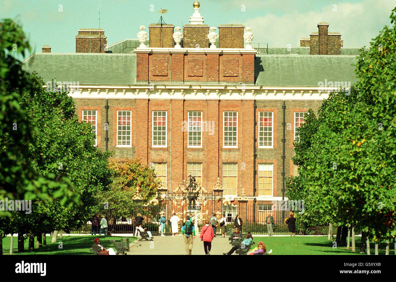Palais de Kensington.Palais de Kensington, domicile de la princesse de Galles et d'autres membres de la famille royale. Banque D'Images