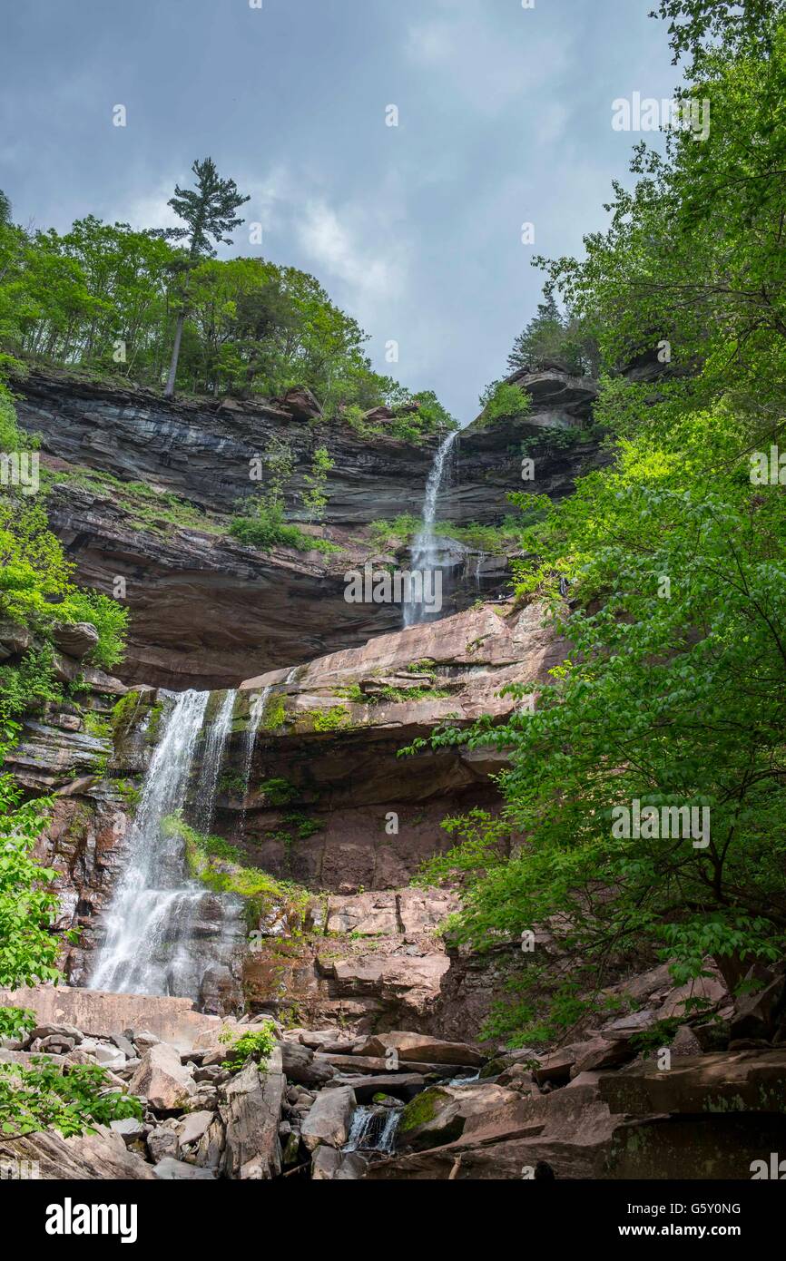 Kaaterskill Falls les Catskills Mountains of New York Banque D'Images
