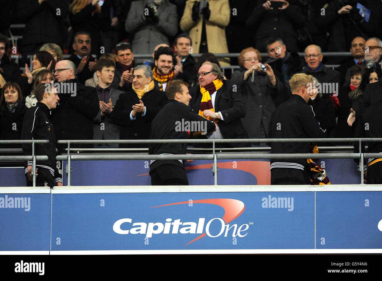 Soccer - Capital One Cup - Final - Bradford City v Swansea City - Stade de Wembley Banque D'Images