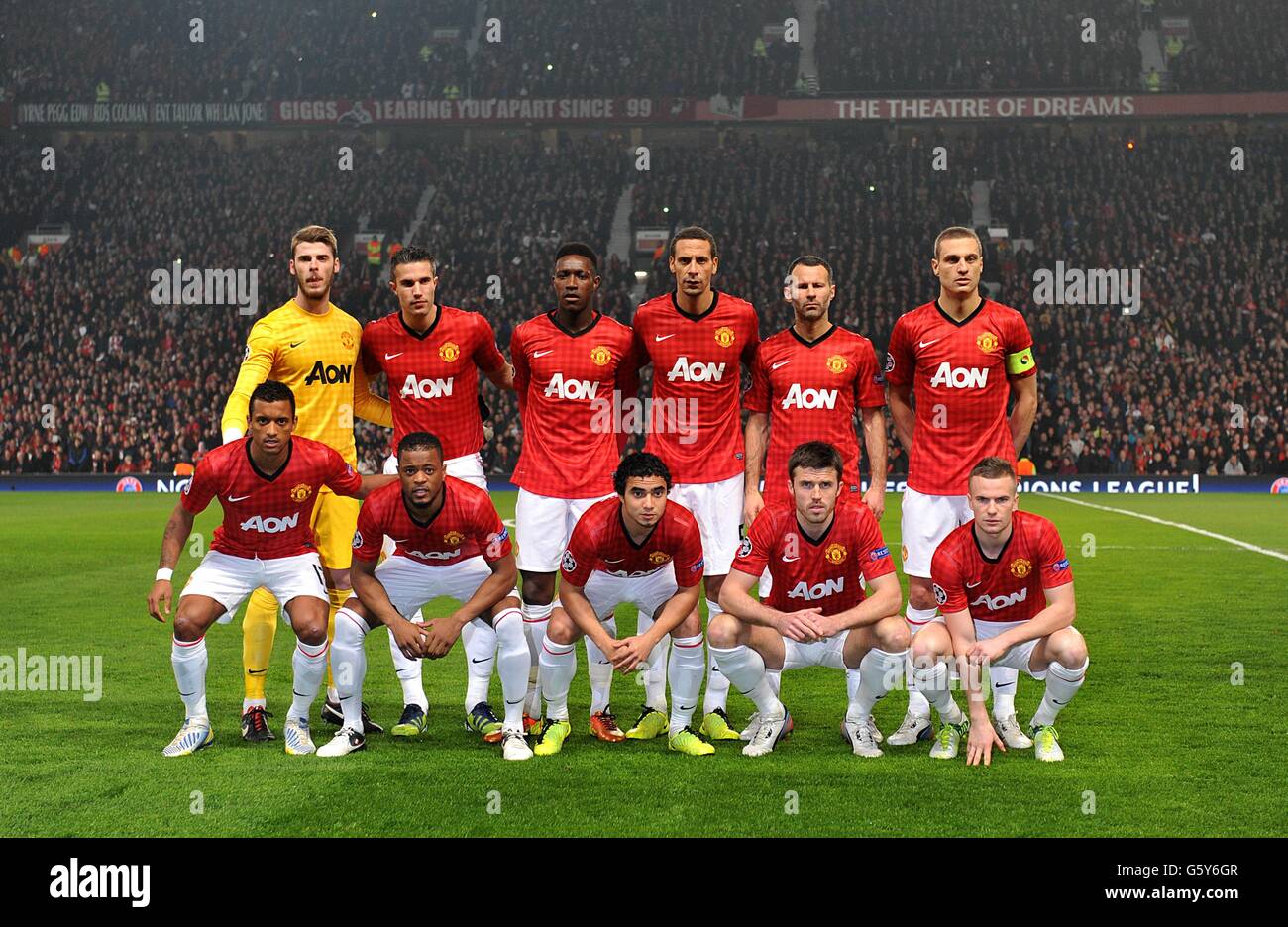 Football - Ligue des Champions - tour de 16 - deuxième manche - Manchester United v Real madrid - Old Trafford Banque D'Images